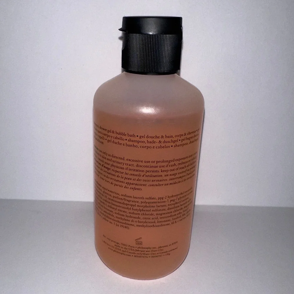 Philosophy Bubbly Shampoo Shower Gel &‎ Bubble Bath 6 fl oz